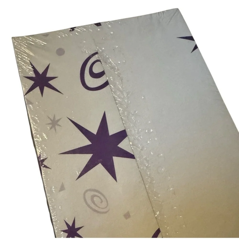Vintage American Greetings Designer Collection Envelopes Purple Stars Sealed